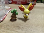 Pokemon figurki Fennekin Bonsly 