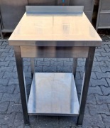 STÓŁ GASTRONOMICZNY Z PÓŁKĄ - GORT - 55/70/85 CM - M.1455.N