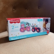 Zabawka drewniana Fischer Price np. samochodzik traktorek