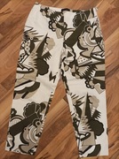 Śliczne spodnie L  7/8 przed kostkę materiałowe 