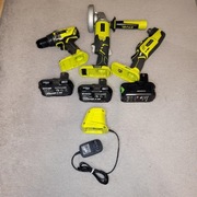 Zestaw narzędzi Ryobi 18V – multitool, szlifierka kątowa, wkrętarka