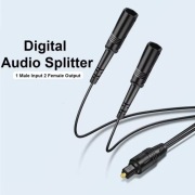 Kabel optyczny audio rozdzielacz splitter TOSLINK S/PDIF DD5.1 krótki 32 cm