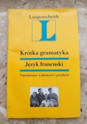 Krótka gramatyka Język francuski Langenscheidt