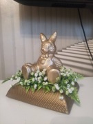 Stroik, dekoracja wielkanocna, ozdoba świąteczna, rękodzieło