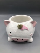 Urocza donniczka/osłonka jednorożec ceramiczny