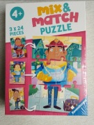 Puzzle potworki 24 el