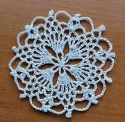 GWIAZDKA SZYDEŁKOWA OZDOBA ŚWIĄTECZNA NA CHOINKĘ 