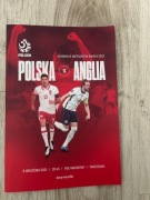 Program meczowy Polska - Anglia 8.09.2021