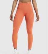 Legginsy Gymshark S pomarańczowe Apex Seamless High Rise siłownia logowane