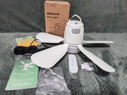 Mini wentylator sufitowy LED z oświetleniem, 5 łopatkami