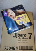 Pieluchomajtki NOCNE dla dzieci (192 szt) Libero Night Pants rozmiar 7