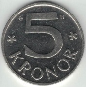 Szwecja 5 koron kronor 2003 - 28,5 mm - nr 2