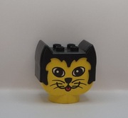 Lego duplo głowa kot