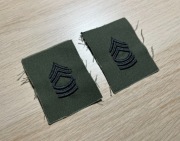 Naszywka - US Army - Master Sergeant E-8 (OD Subdued) MSG - para