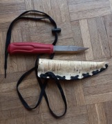 Nóż Clasic Mora 511 autorska modyfikacja bushcraftowa