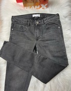 Grafitowe spodnie dżinsy Zara 152 dla dziewczynki jeansy