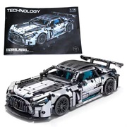 Samochód Sportowy z Klocków 1466 el 1:14 36 cm Otwierane Drzwi