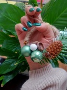 Ozdoby choinkowe BOMBKI 3d komplet