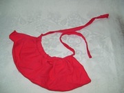 UBRANKO DLA LALKI - FARTUSZEK - SPÓDNICZKA CZERWONA - Z PRL-u