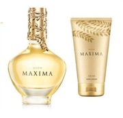 Avon Zestaw Upominkowy dla Niej MAXIMA Perfumy 50ml + Balsam 150ml Nowe