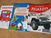 Książki dla dzieci - Nauka Rysunku - Uczę się rysować- Pojazdy - Pomysły 