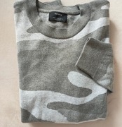 Zara,BERsHKA nowy męski sweter szary moro,XL GRATIS wysyłka