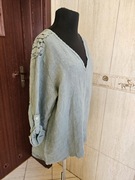 Len, bluzka , plus size do 120 cm biust