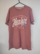 Pomarańczowy t-shirt z nadrukiem M