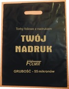 REKLAMÓWKI TORBY FOLIOWE Z NADRUKIEM 30x40 200 SZT