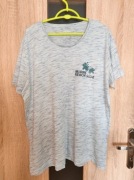 332. Szaro niebieska koszulka t-shirt męski rozmiar XL