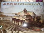 VK 45.02 Tiger I H z wieżą Prototypową od II 1/35 Takom Na wypasie