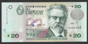 Urugwaj 20 pesos 2000 - Juan Zorilla - stan bankowy UNC