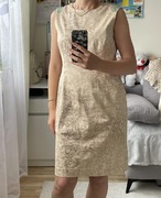 Damska dopasowana elegancka klasyczna sukienka Anne Klein rozm. US 10 M-L