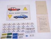 Gra Planszowa RAJD SAMOCHODOWY Oryginał lata 80 BIAŁY KRUK