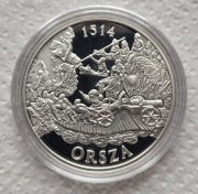 Medal Wielkie Bitwy Polaków: Orsza 14,14g, Ag925