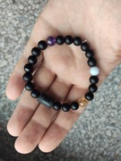 Sorpion zodiak bransoletka nowy projekt czarny agat minerały kwarc