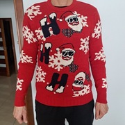 Świąteczny sweterek redford nowy z metka M