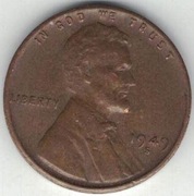 48  USA 1 cent 1949 S