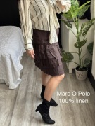 Spódnica midi marki Marc O’Polo Rozmiar 38 Skład: 100% len brąz premium