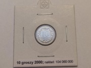 10 gr groszy 2000 Stan I menniczy 