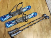 Narty Snowline 50cm do nauki dziecięce na buty