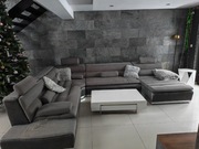 Kanapa modułowa do salonu w kształcie C 