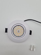 Reflektor Wpuszczany LED Sufitowy 3000K 10 szt 5,5W 600lm białe