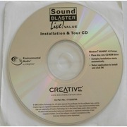 Creative SoundBlaster Live! Value Instalation & Tour - CD