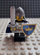 Lego Castle Rycerz herb złota korona 