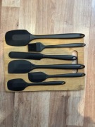 6x ŁOPATKI SILIKONOWE KUCHENNE GUMOWE SZPATUŁKI ZESTAW DO KUCHNI GOTOWANIE