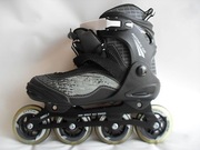 NOwe5- CRIVIT SOFTBOOT ŁYŻWOROLKI High-Rebound 90/82 - rolki męskie 42