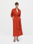 MASSIMO DUTTI długa sukienka 100% len 