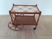 Stolik na kółkach, barek, antyk