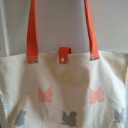 Nowa torba z grubej bawełny 